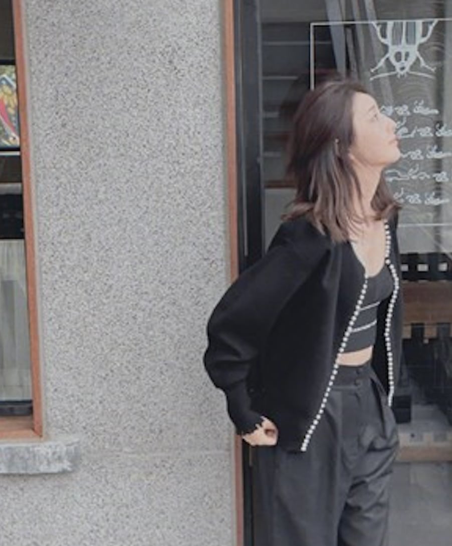 ＜【即納】ブラックM１点＞【動画あり】パールデザインニットカーディガン　２色展開 - select store mirror me＜【即納】ブラックM１点＞【動画あり】パールデザインニットカーディガン　２色展開187977825mirror meselect store mirror me187977825ホワイトS