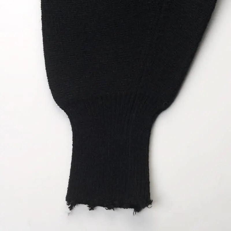 ＜【即納】ブラックM１点＞【動画あり】パールデザインニットカーディガン　２色展開 mirror me