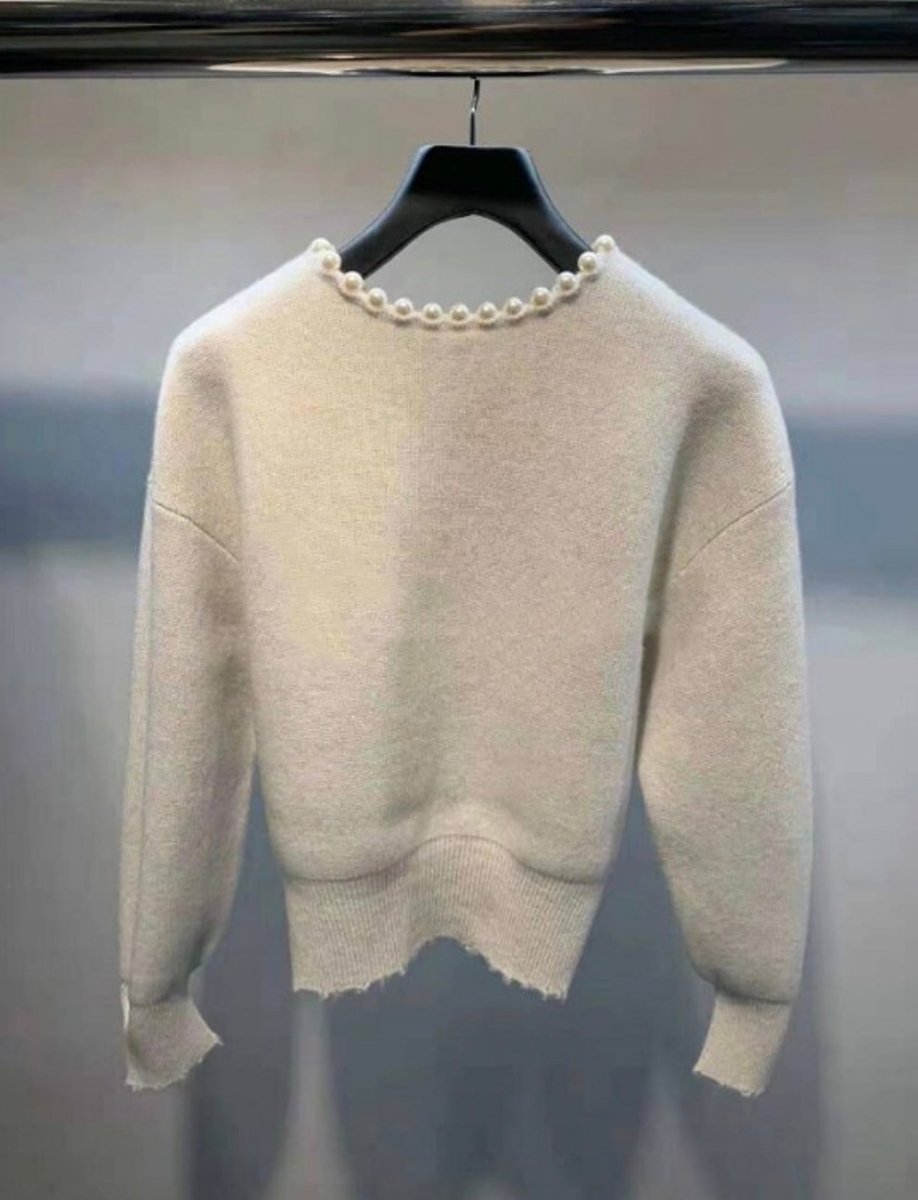 ＜【即納】ブラックM１点＞【動画あり】パールデザインニットカーディガン　２色展開 - select store mirror me＜【即納】ブラックM１点＞【動画あり】パールデザインニットカーディガン　２色展開187977825mirror meselect store mirror me187977825ホワイトS