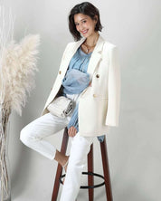 ＜Mサイズ１点即納＞【動画あり】美ラインシンプルシングルボタンジャケット　２色展開 - select store mirror me＜Mサイズ１点即納＞【動画あり】美ラインシンプルシングルボタンジャケット　２色展開194552775mirror meselect store mirror me194552775S