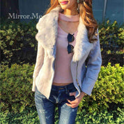 ＜グレーM１点即納＞ラビットファーライダースジャケット　３色展開 - select store mirror me＜グレーM１点即納＞ラビットファーライダースジャケット　３色展開194488516mirror meselect store mirror me194488516【即納】グレー×M