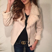 ＜グレーM１点即納＞ラビットファーライダースジャケット　３色展開 - select store mirror me＜グレーM１点即納＞ラビットファーライダースジャケット　３色展開194488516mirror meselect store mirror me194488516【即納】グレー×M