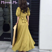 ＜Mサイズ１点即納＞【動画あり】パフスリーブフロントオープンバックリボンワンピース - select store mirror me＜Mサイズ１点即納＞【動画あり】パフスリーブフロントオープンバックリボンワンピース194553583mirror meselect store mirror me194553583S