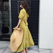 ＜Mサイズ１点即納＞【動画あり】パフスリーブフロントオープンバックリボンワンピース - select store mirror me＜Mサイズ１点即納＞【動画あり】パフスリーブフロントオープンバックリボンワンピース194553583mirror meselect store mirror me194553583S