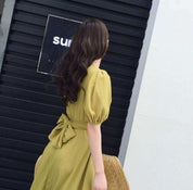 ＜Mサイズ１点即納＞【動画あり】パフスリーブフロントオープンバックリボンワンピース - select store mirror me＜Mサイズ１点即納＞【動画あり】パフスリーブフロントオープンバックリボンワンピース194553583mirror meselect store mirror me194553583S