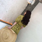 ＜Mサイズ１点即納＞【動画あり】パフスリーブフロントオープンバックリボンワンピース - select store mirror me＜Mサイズ１点即納＞【動画あり】パフスリーブフロントオープンバックリボンワンピース194553583mirror meselect store mirror me194553583S