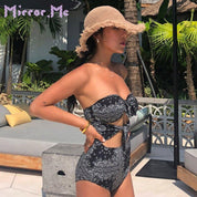 ＜Mサイズ即納１点＞＜細見え体型カバー＞ブラックペイズリーウエストリボンモノキニビキニ - select store mirror me＜Mサイズ即納１点＞＜細見え体型カバー＞ブラックペイズリーウエストリボンモノキニビキニ196210804mirror meselect store mirror me196210804【即納】M