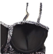 ＜Mサイズ即納１点＞＜細見え体型カバー＞ブラックペイズリーウエストリボンモノキニビキニ - select store mirror me＜Mサイズ即納１点＞＜細見え体型カバー＞ブラックペイズリーウエストリボンモノキニビキニ196210804mirror meselect store mirror me196210804【即納】M