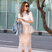 ＜Mサイズ１点即納＞【動画あり】ヴィンテージ繊細レースヌーディー美ラインスカート - select store mirror me＜Mサイズ１点即納＞【動画あり】ヴィンテージ繊細レースヌーディー美ラインスカート97433172mirror meselect store mirror me97433172S