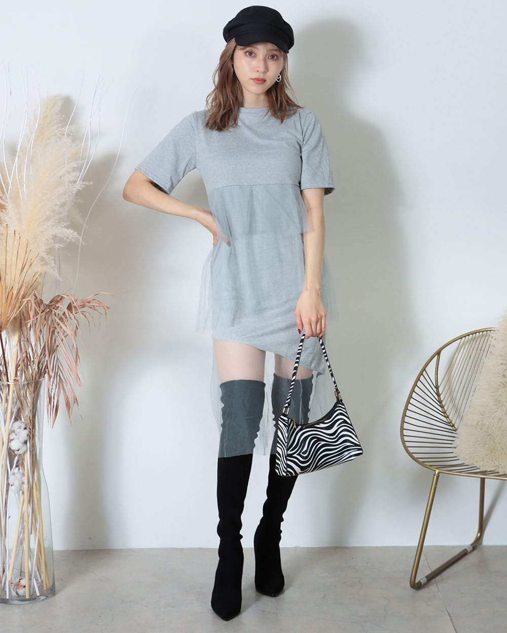 ＜グレーMサイズ１点即納＞【殿堂入り】【動画あり】フリルTシャツロングワンピース　２色展開 - select store mirror me＜グレーMサイズ１点即納＞【殿堂入り】【動画あり】フリルTシャツロングワンピース　２色展開194556416mirror meselect store mirror me194556416グレー×S