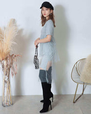 ＜グレーMサイズ１点即納＞【殿堂入り】【動画あり】フリルTシャツロングワンピース　２色展開 - select store mirror me＜グレーMサイズ１点即納＞【殿堂入り】【動画あり】フリルTシャツロングワンピース　２色展開194556416mirror meselect store mirror me194556416グレー×S