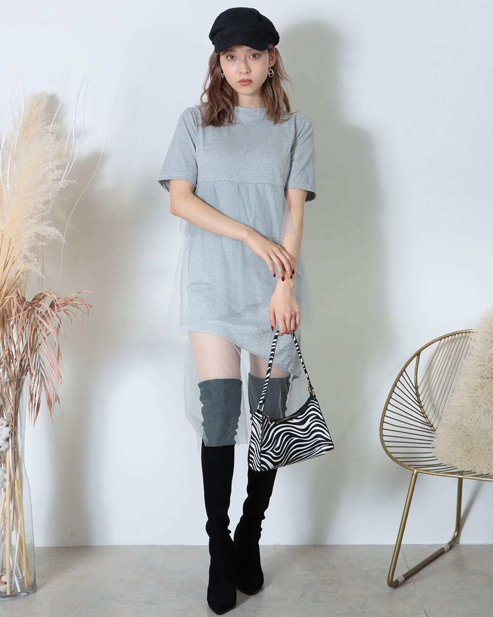 ＜グレーMサイズ１点即納＞【殿堂入り】【動画あり】フリルTシャツロングワンピース　２色展開 - select store mirror me＜グレーMサイズ１点即納＞【殿堂入り】【動画あり】フリルTシャツロングワンピース　２色展開194556416mirror meselect store mirror me194556416グレー×S