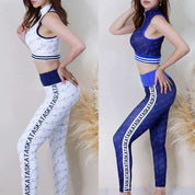 ＜ホワイトＭ３・ブルーＭ３点即納＞【動画あり】デザインロゴライン入りフィットネスセットアップ　２色展開 - select store mirror me＜ホワイトＭ３・ブルーＭ３点即納＞【動画あり】デザインロゴライン入りフィットネスセットアップ　２色展開194553762mirror meselect store mirror me194553762ホワイト S