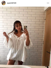 〈インスタグラマー様ご愛用〉【動画あり】ドロップショルダーデザインスリーブトップス - select store mirror me〈インスタグラマー様ご愛用〉【動画あり】ドロップショルダーデザインスリーブトップスmirror meselect store mirror meフリーサイズ