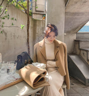 リブニット美シルエットロングワンピース - select store mirror meリブニット美シルエットロングワンピースmirror meselect store mirror meフリーサイズ