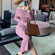 【動画あり】くすみピンクオフショルダーニットタイトワンピース - select store mirror me【動画あり】くすみピンクオフショルダーニットタイトワンピースmirror meselect store mirror meフリーサイズ
