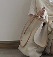 ＜お買い物バッグにもおすすめ＞キャンバス生地ナチュラルビッグショルダートートバッグ - select store mirror me＜お買い物バッグにもおすすめ＞キャンバス生地ナチュラルビッグショルダートートバッグmirror meselect store mirror meフリーサイズ