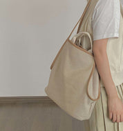 ＜お買い物バッグにもおすすめ＞キャンバス生地ナチュラルビッグショルダートートバッグ - select store mirror me＜お買い物バッグにもおすすめ＞キャンバス生地ナチュラルビッグショルダートートバッグmirror meselect store mirror meフリーサイズ
