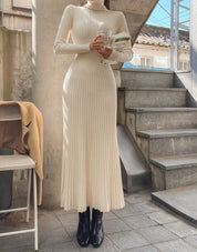 リブニット美シルエットロングワンピース - select store mirror meリブニット美シルエットロングワンピースmirror meselect store mirror meフリーサイズ