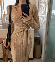 【動画あり】ボリュームケーブルクロスリボンガウンワンピース - select store mirror me【動画あり】ボリュームケーブルクロスリボンガウンワンピースmirror meselect store mirror meフリーサイズ