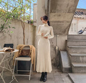 リブニット美シルエットロングワンピース - select store mirror meリブニット美シルエットロングワンピースmirror meselect store mirror meフリーサイズ