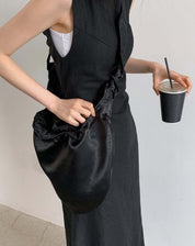 バックデザインギャザーカットリボンリネンワンピース - select store mirror meバックデザインギャザーカットリボンリネンワンピースmirror meselect store mirror meフリーサイズ
