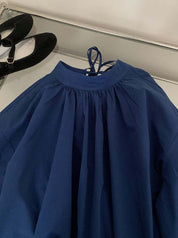 【動画あり】モックネックネイビーシャツワンピース - select store mirror me【動画あり】モックネックネイビーシャツワンピースmirror meselect store mirror meフリーサイズ