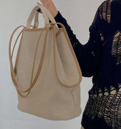 ＜お買い物バッグにもおすすめ＞キャンバス生地ナチュラルビッグショルダートートバッグ - select store mirror me＜お買い物バッグにもおすすめ＞キャンバス生地ナチュラルビッグショルダートートバッグmirror meselect store mirror meフリーサイズ