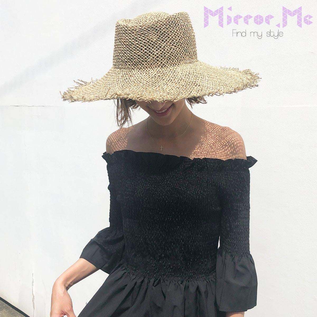＜大ヒット！＞【動画あり】ラフビーチストローハット - select store mirror me＜大ヒット！＞【動画あり】ラフビーチストローハットmirror meselect store mirror meフリーサイズ