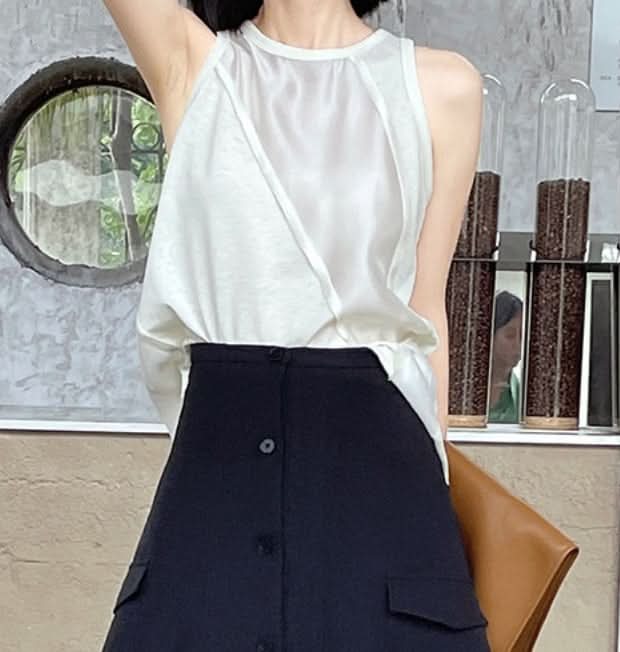異素材MIXタンクトップス　２色展開 - select store mirror me異素材MIXタンクトップス　２色展開176280865mirror meselect store mirror me176280865アイボリーS