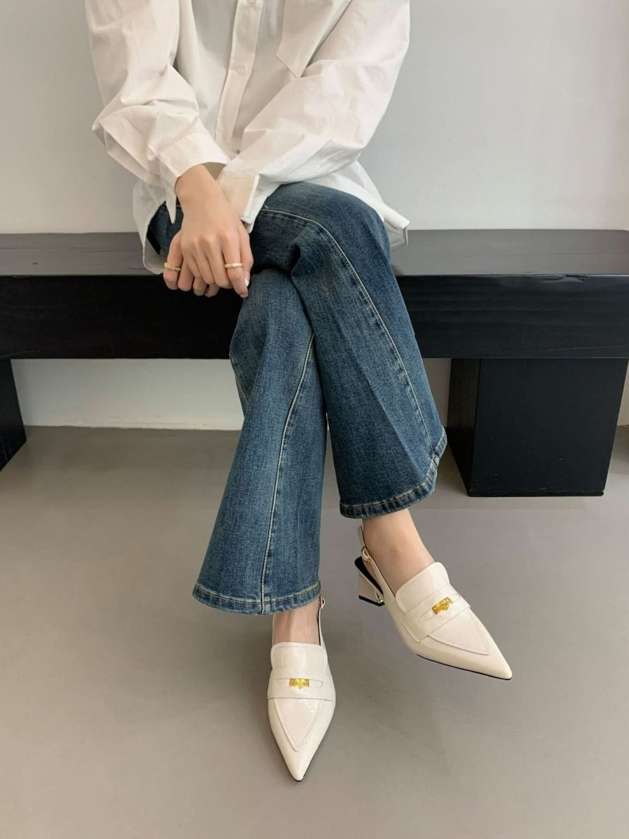PARISシンプルデザインミュール　２色展開 - select store mirror mePARISシンプルデザインミュール　２色展開205740753mirror meselect store mirror me205740752ホワイト22cm