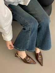 PARISシンプルデザインミュール　２色展開 - select store mirror mePARISシンプルデザインミュール　２色展開205740753mirror meselect store mirror me205740752ホワイト22cm
