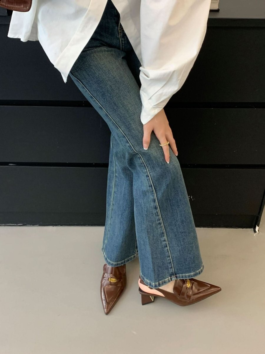 PARISシンプルデザインミュール　２色展開 - select store mirror mePARISシンプルデザインミュール　２色展開205740753mirror meselect store mirror me205740752ホワイト22cm