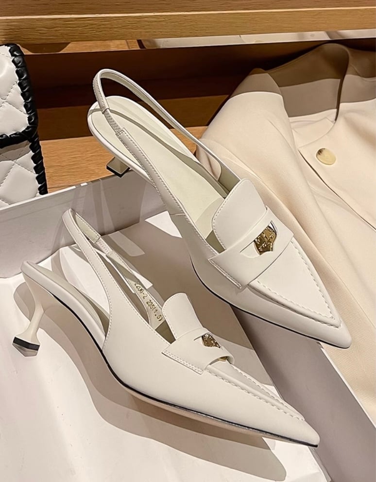 PARISシンプルデザインミュール　２色展開 - select store mirror mePARISシンプルデザインミュール　２色展開205740753mirror meselect store mirror me205740752ホワイト22cm