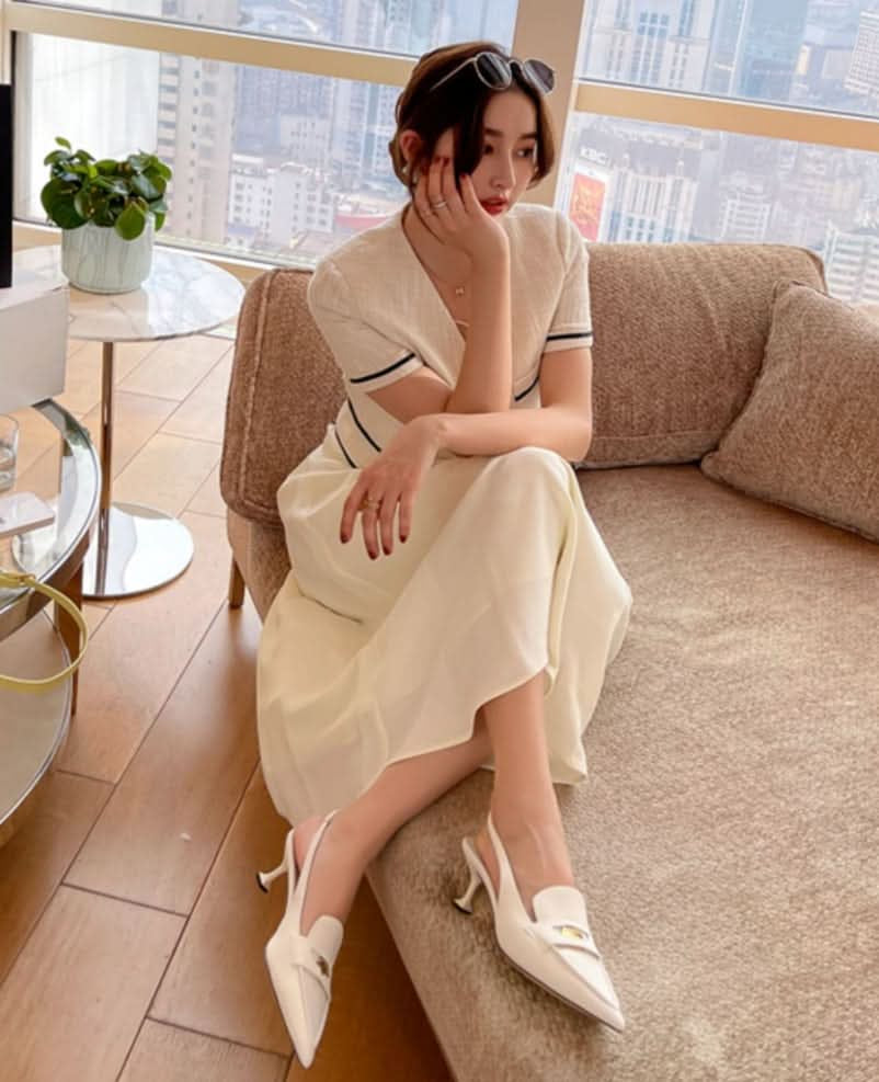 PARISシンプルデザインミュール　２色展開 - select store mirror mePARISシンプルデザインミュール　２色展開205740753mirror meselect store mirror me205740752ホワイト22cm