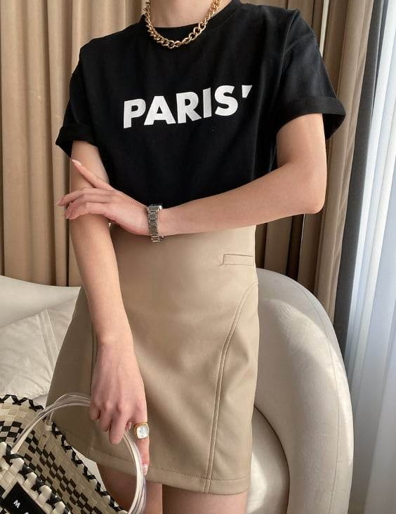 【動画あり】PARISロゴデザインTシャツ　３色展開 - select store mirror me【動画あり】PARISロゴデザインTシャツ　３色展開208526105mirror meselect store mirror me208526105ホワイト