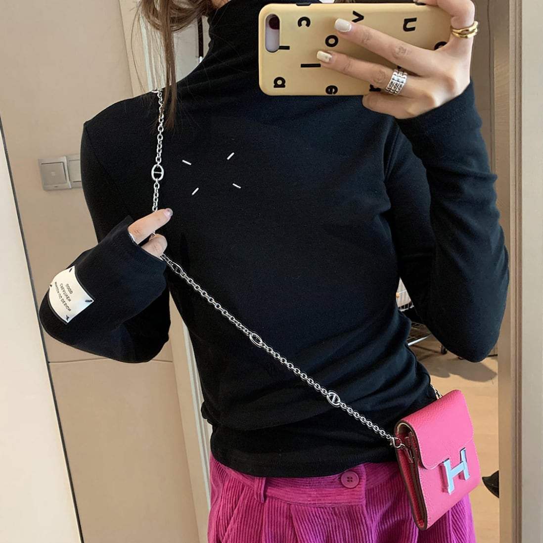 【動画あり】RiRiフロント＆スリーブデザイントップス　３色展開 - select store mirror me【動画あり】RiRiフロント＆スリーブデザイントップス　３色展開193940575mirror meselect store mirror me193940575ホワイト
