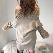 ＜ベージュSサイズ１点即納＞【動画あり】ラビットファーオフショルワンピース ２色展開 - select store mirror me＜ベージュSサイズ１点即納＞【動画あり】ラビットファーオフショルワンピース ２色展開52692785mirror meselect store mirror me52692785【即納】ベージュ×S