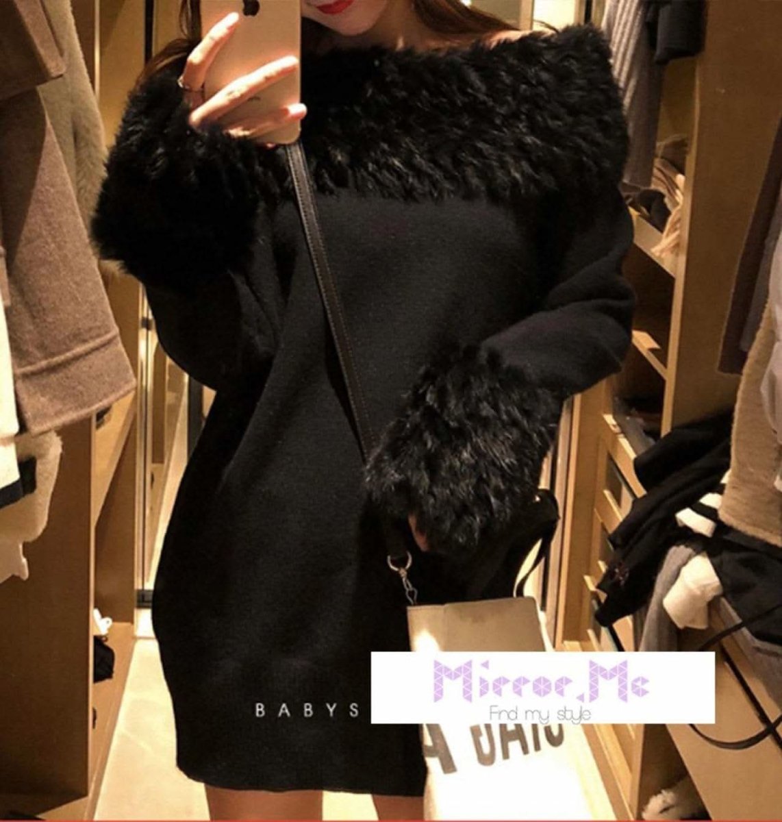 ＜ベージュSサイズ１点即納＞【動画あり】ラビットファーオフショルワンピース ２色展開 - select store mirror me＜ベージュSサイズ１点即納＞【動画あり】ラビットファーオフショルワンピース ２色展開52692785mirror meselect store mirror me52692785【即納】ベージュ×S