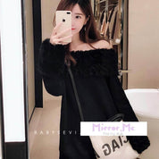 ＜ベージュSサイズ１点即納＞【動画あり】ラビットファーオフショルワンピース ２色展開 - select store mirror me＜ベージュSサイズ１点即納＞【動画あり】ラビットファーオフショルワンピース ２色展開52692785mirror meselect store mirror me52692785【即納】ベージュ×S