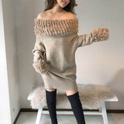 ＜ベージュSサイズ１点即納＞【動画あり】ラビットファーオフショルワンピース ２色展開 - select store mirror me＜ベージュSサイズ１点即納＞【動画あり】ラビットファーオフショルワンピース ２色展開52692785mirror meselect store mirror me52692785【即納】ベージュ×S