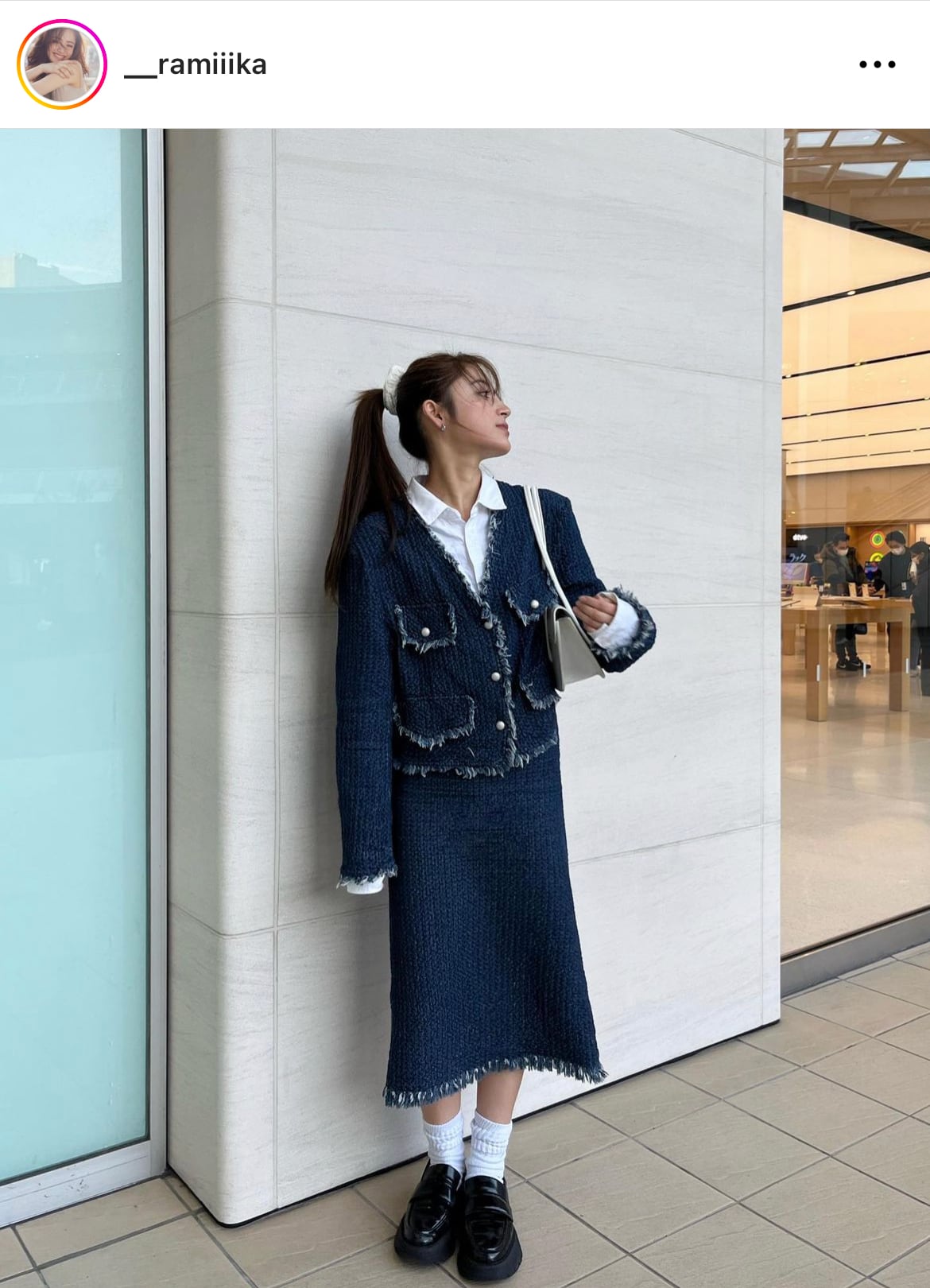 ＜Sサイズ１点即納＞＜ラミカ様ご愛用＞デニムフリンジノーカラージャケットセットアップ - select store mirror me＜Sサイズ１点即納＞＜ラミカ様ご愛用＞デニムフリンジノーカラージャケットセットアップ201627114mirror meselect store mirror me201627114【即納】S