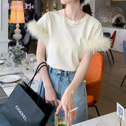 ＜Ｓサイズ１点即納＞【動画あり】ふんわり袖フェザー半袖コットントップス - select store mirror me＜Ｓサイズ１点即納＞【動画あり】ふんわり袖フェザー半袖コットントップス73804354mirror meselect store mirror me73804354【即納】S