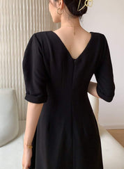 ＜Sサイズ１点即納＞【動画あり】美ラインVネックシックブラックワンピース - select store mirror me＜Sサイズ１点即納＞【動画あり】美ラインVネックシックブラックワンピース179539039mirror meselect store mirror me179539039【即納】S