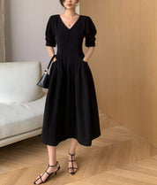 ＜Sサイズ１点即納＞【動画あり】美ラインVネックシックブラックワンピース - select store mirror me＜Sサイズ１点即納＞【動画あり】美ラインVネックシックブラックワンピース179539039mirror meselect store mirror me179539039【即納】S