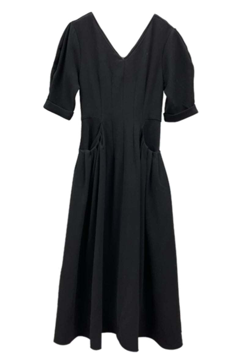 ＜Sサイズ１点即納＞【動画あり】美ラインVネックシックブラックワンピース - select store mirror me＜Sサイズ１点即納＞【動画あり】美ラインVネックシックブラックワンピース179539039mirror meselect store mirror me179539039【即納】S