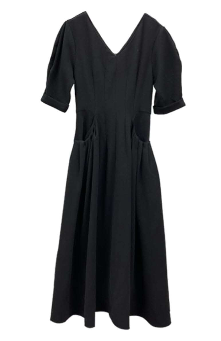＜Sサイズ１点即納＞【動画あり】美ラインVネックシックブラックワンピース - select store mirror me＜Sサイズ１点即納＞【動画あり】美ラインVネックシックブラックワンピース179539039mirror meselect store mirror me179539039【即納】S