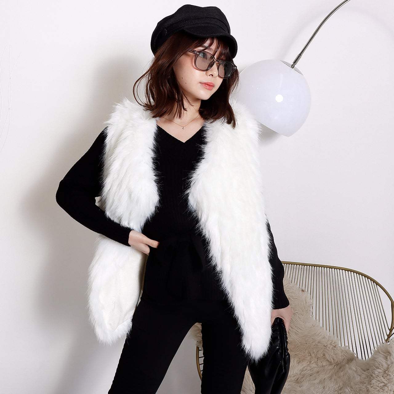 SALE【通常3,780▶︎3,402円】＜即納あり＞クリアアッシュグレーレンズサングラス - select store mirror meSALE【通常3,780▶︎3,402円】＜即納あり＞クリアアッシュグレーレンズサングラスmirror meselect store mirror meフリーサイズ