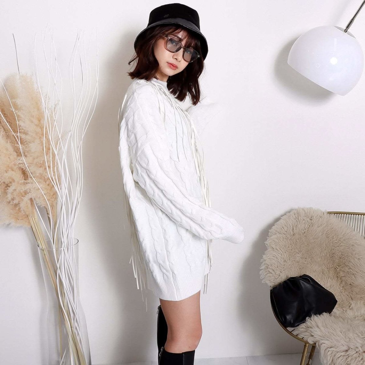 SALE【通常3,780▶︎3,402円】＜即納あり＞クリアアッシュグレーレンズサングラス - select store mirror meSALE【通常3,780▶︎3,402円】＜即納あり＞クリアアッシュグレーレンズサングラスmirror meselect store mirror meフリーサイズ
