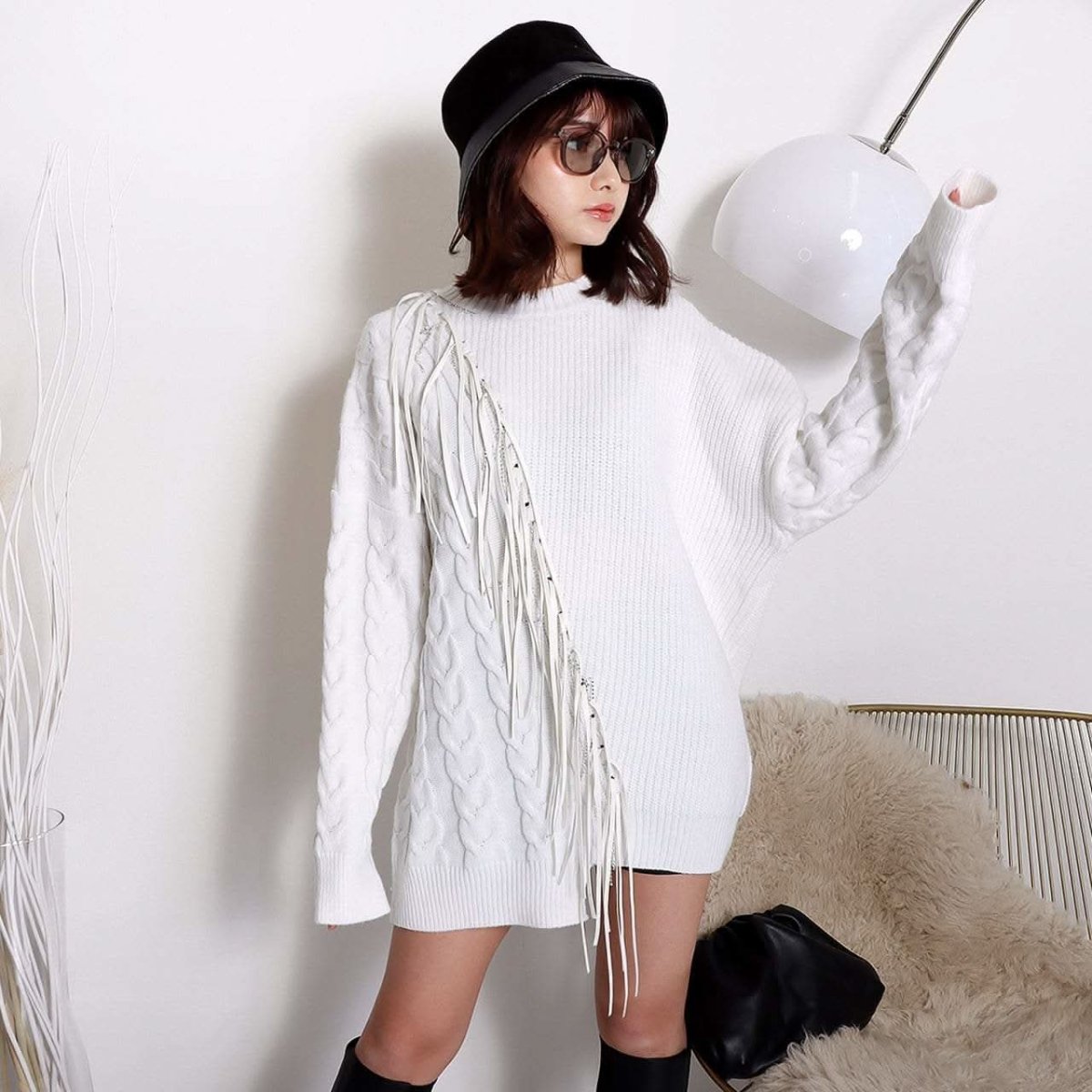 SALE【通常3,780▶︎3,402円】＜即納あり＞クリアアッシュグレーレンズサングラス - select store mirror meSALE【通常3,780▶︎3,402円】＜即納あり＞クリアアッシュグレーレンズサングラスmirror meselect store mirror meフリーサイズ